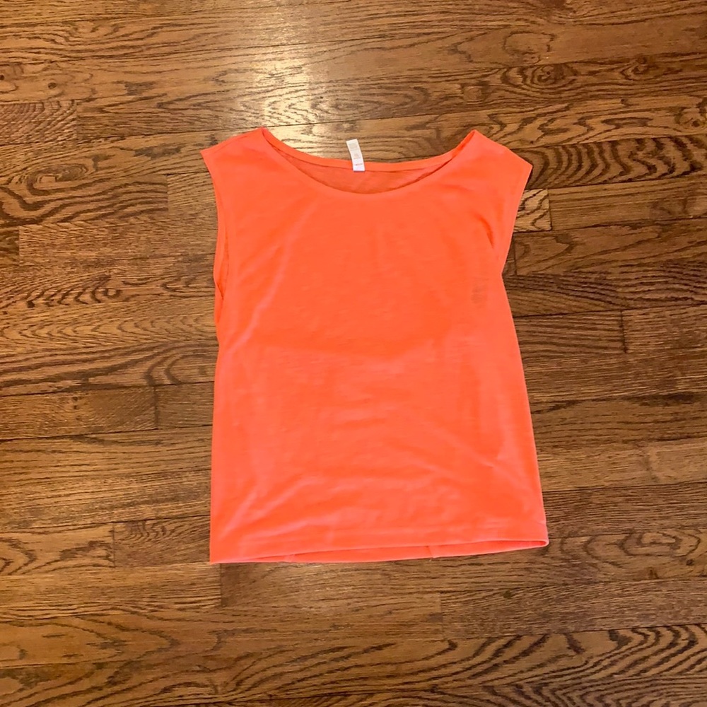 Pink muscle tee